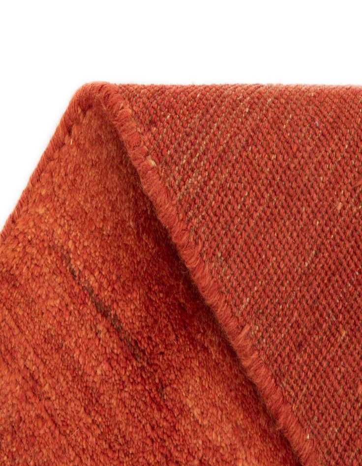 Detail image of  4' 2 x 6'  Hand Knotted Gabbeh Persian Wool Rug