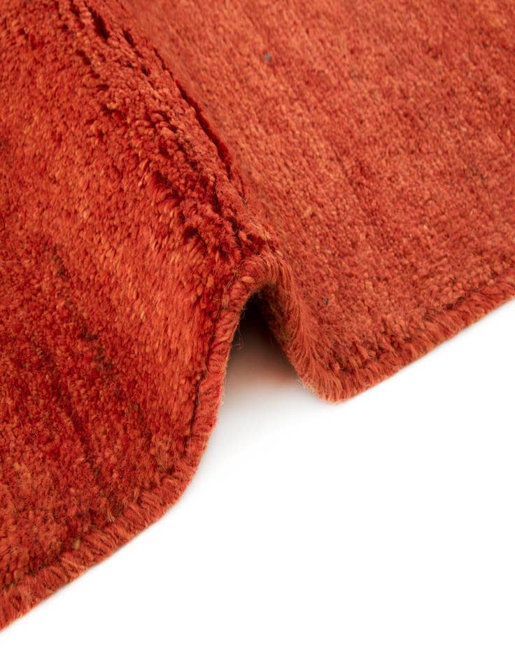 Detail image of  4' 2 x 6'  Hand Knotted Gabbeh Persian Wool Rug