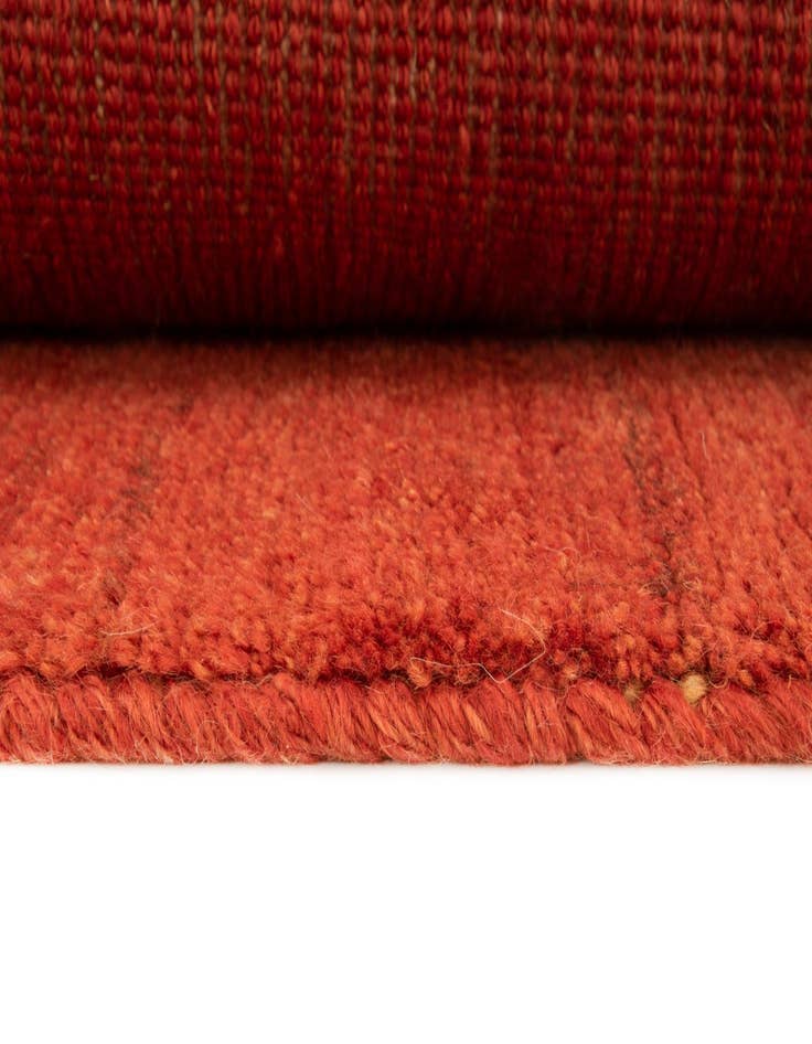 Detail image of  4' 2 x 6'  Hand Knotted Gabbeh Persian Wool Rug