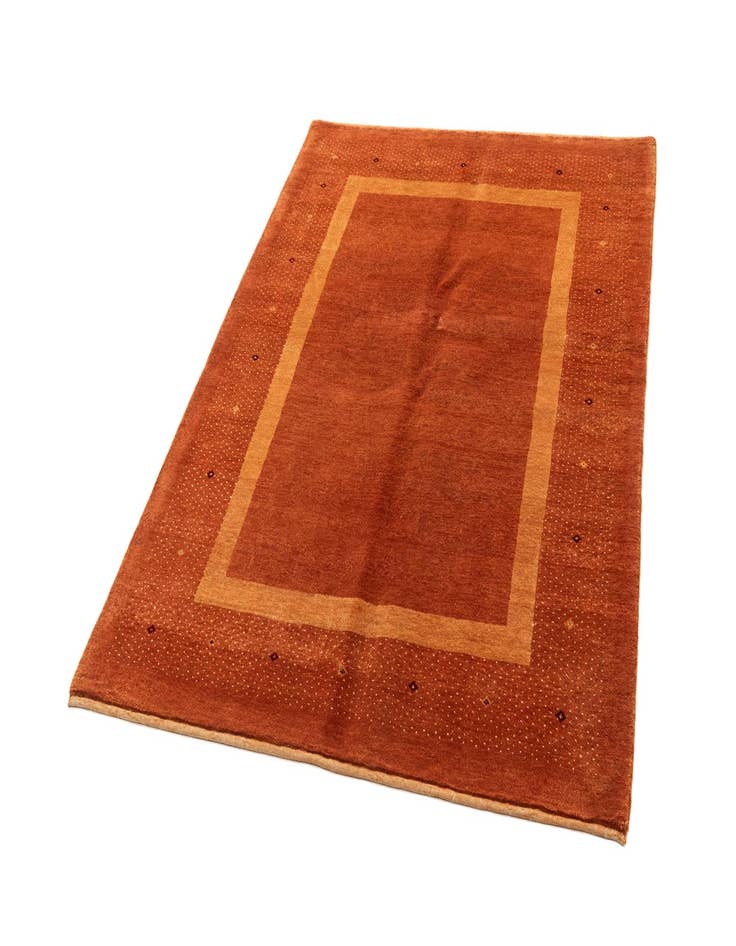 Detail image of  4' 8 x 6' 5  Hand Knotted Gabbeh Wool Rug