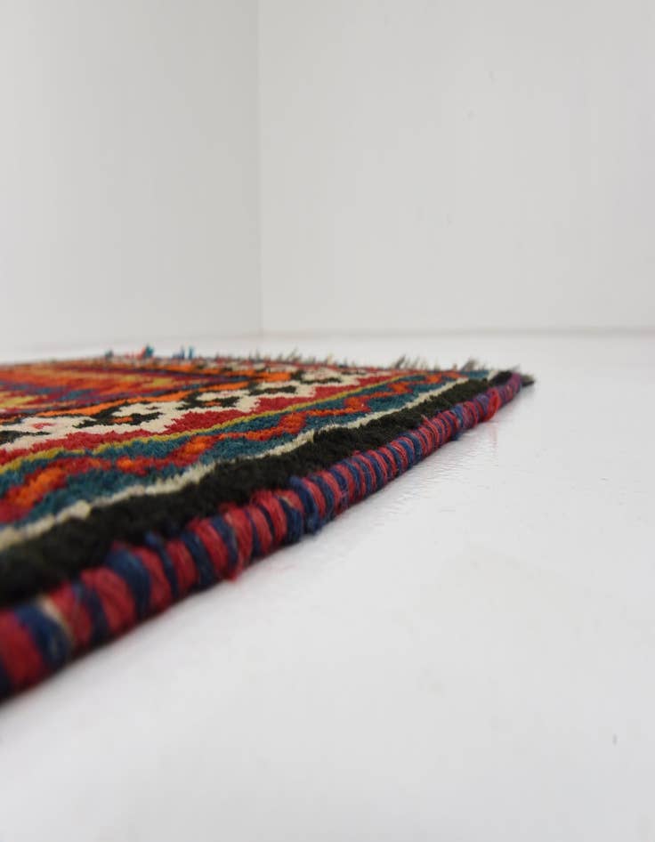 Detail image of  3' 9 x 6' 2  Hand Knotted Ghashghaei Persian Wool Rug