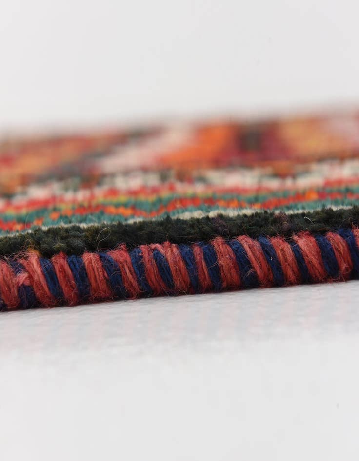 Detail image of  3' 9 x 6' 2  Hand Knotted Ghashghaei Persian Wool Rug