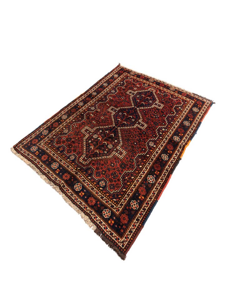 Detail image of  5' 5 x 6' 11 Ghashghai Wool Rug