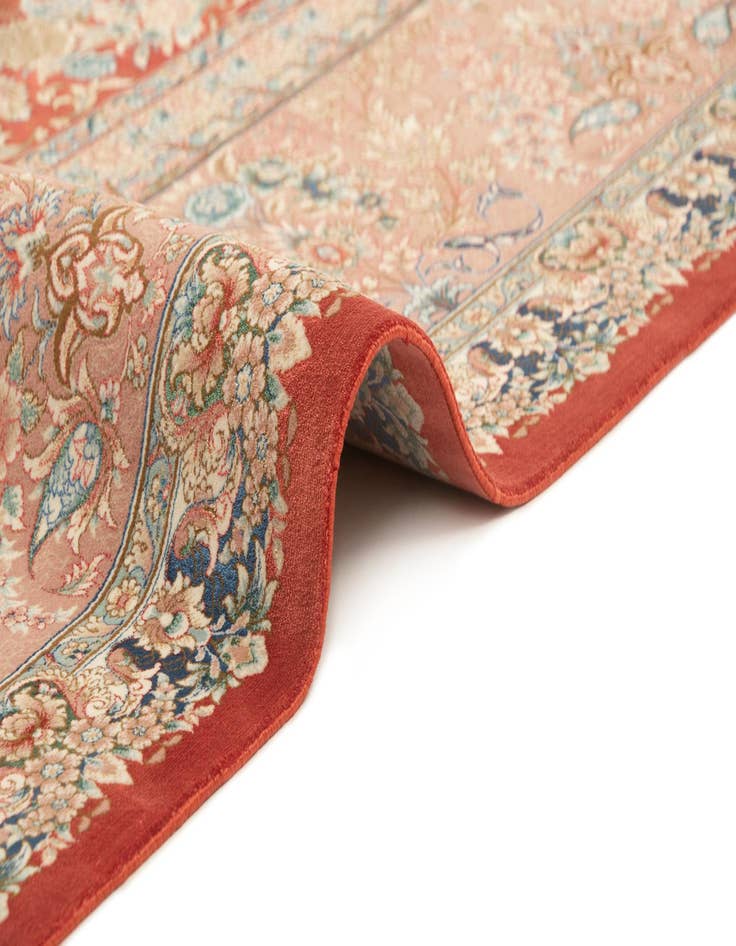 Detail image of  7' 11 x 11' Ghom Design Rug