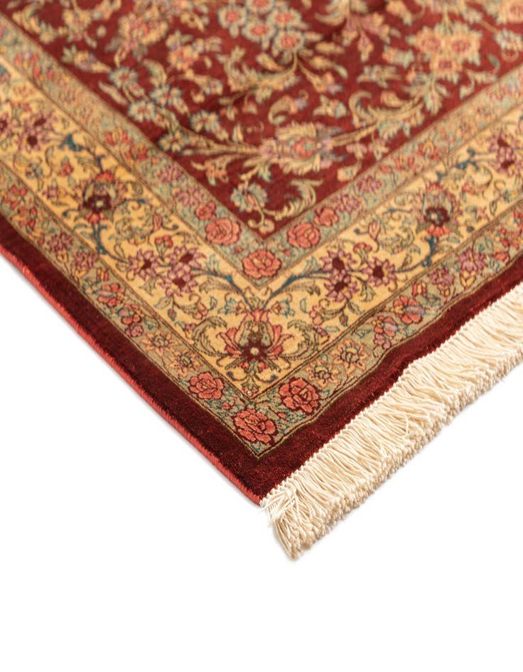 Detail image of  3' 4 x 5' 2 Ghom Silk Rug