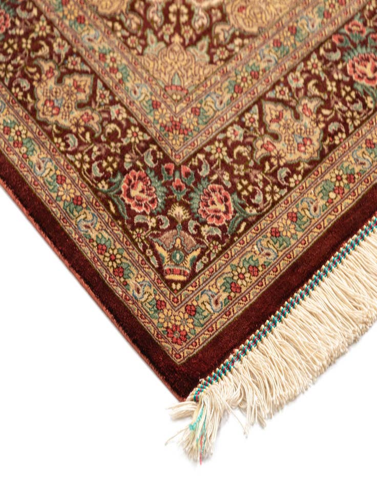 Detail image of  3' 3 x 5' 2 Ghom Silk Rug