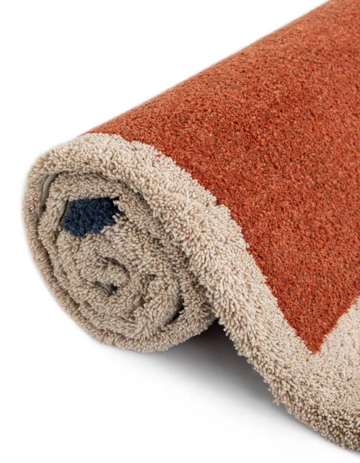 Detail image of  5' 1 x 8' Handtufted Wool Rug