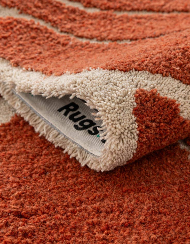 Detail image of  6' 1 x 9' Handtufted Wool Rug