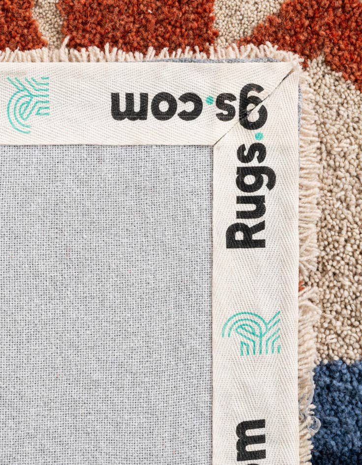 Detail image of  6' 1 x 9' Handtufted Wool Rug