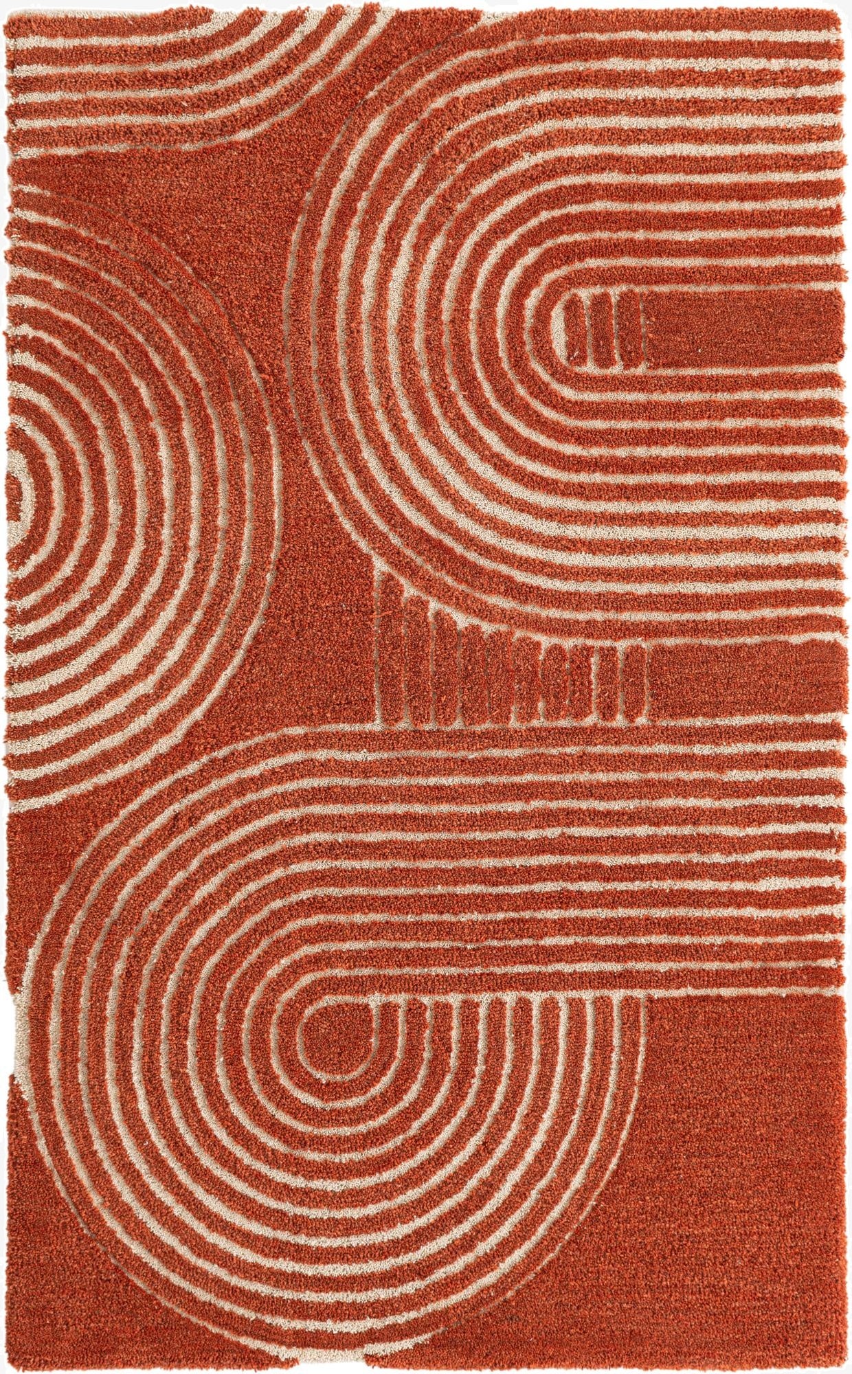  4' 1 x 6' 1 Handtufted Wool Rug