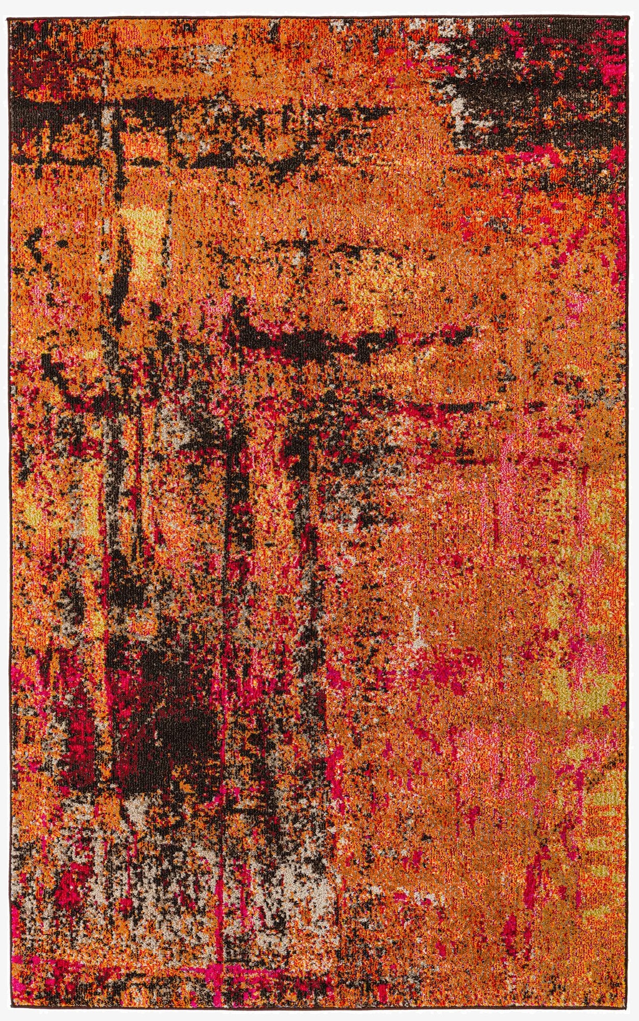  5' x 8'  Washable Hyacinth Rug