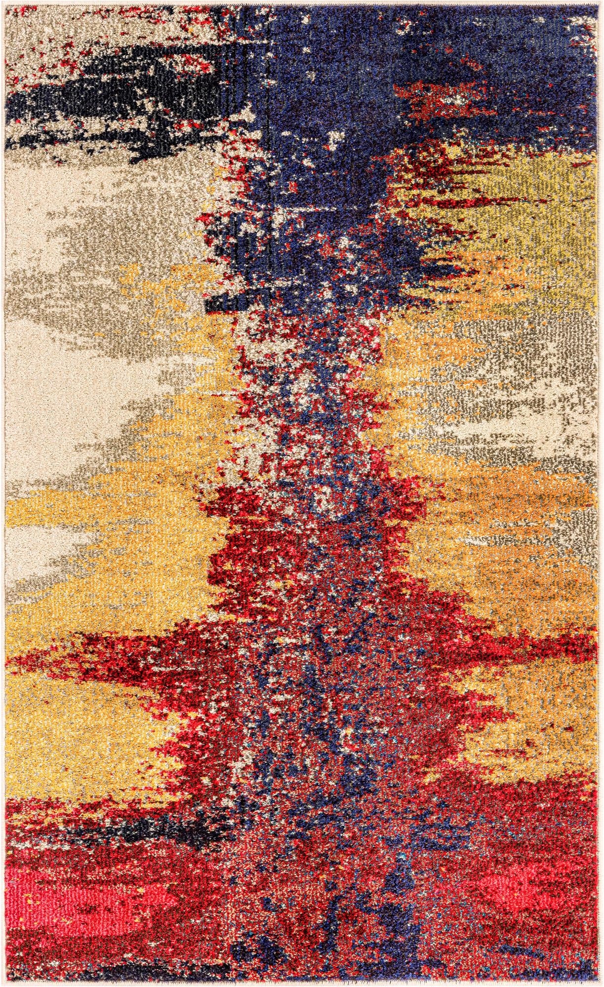  3' 3 x 5' 3  Washable Hyacinth Rug