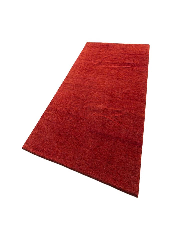 Detail image of  6' 7 x 9' 10  Hand Knotted Indo Gabbeh Wool Rug