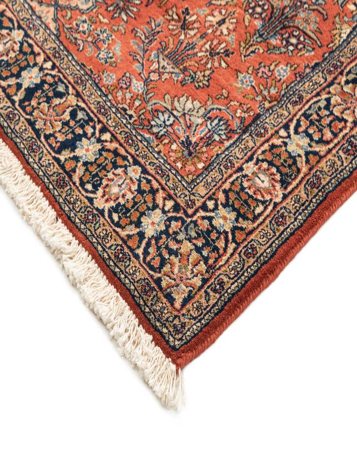 Detail image of  4' 3 x 6'  Hand Knotted Jaipur Wool Rug