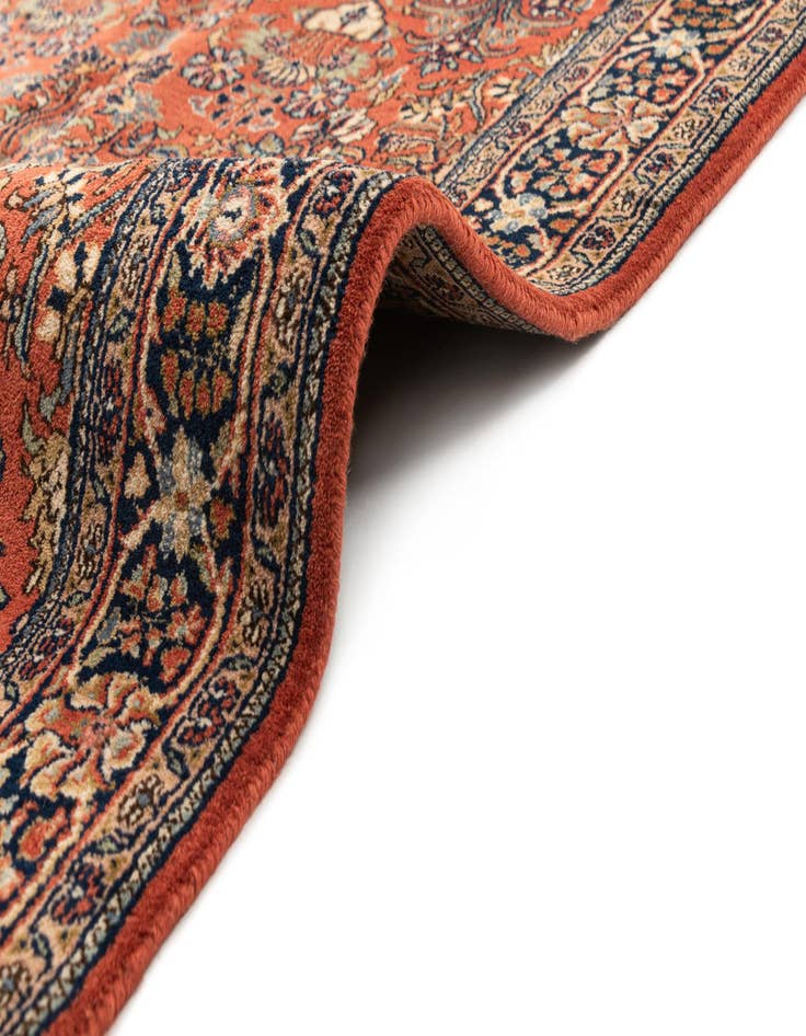 Detail image of  4' 3 x 6'  Hand Knotted Jaipur Wool Rug