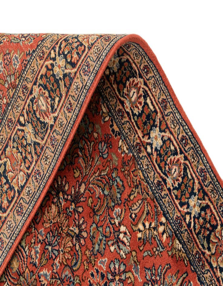 Detail image of  4' 3 x 6'  Hand Knotted Jaipur Wool Rug