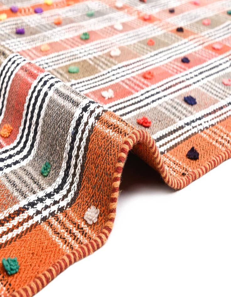 Detail image of  4' 9 x 7' 5 Jajim Rug