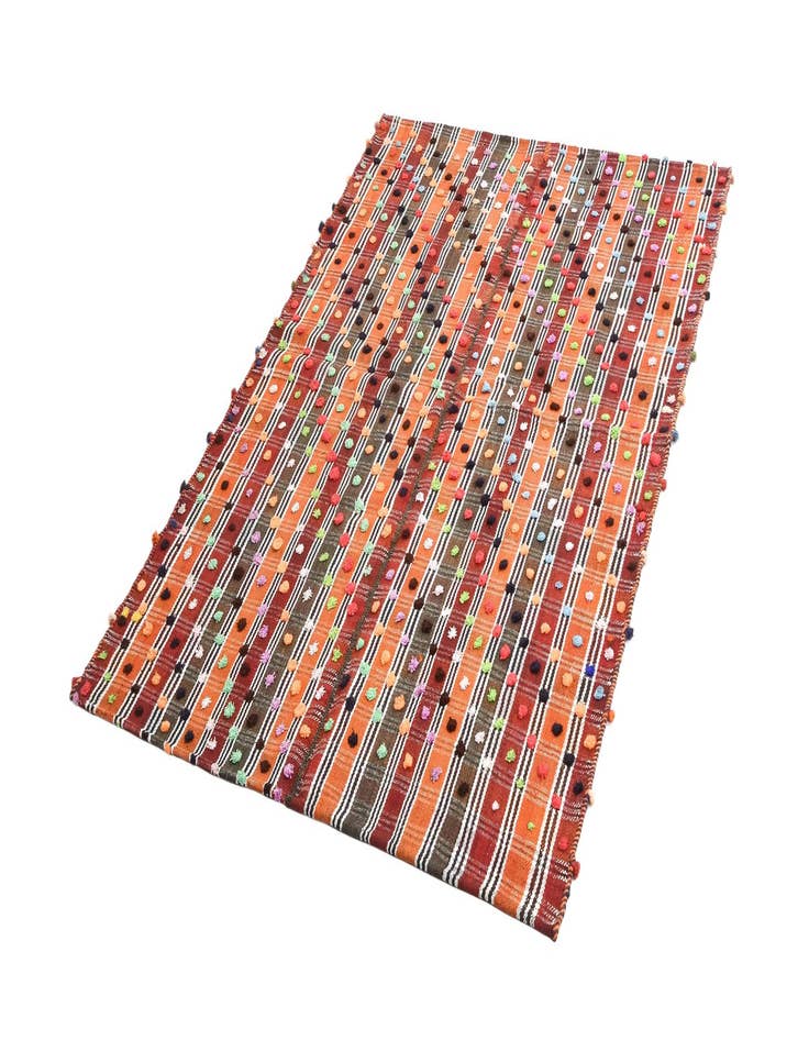 Detail image of  4' 10 x 7' Jajim Rug