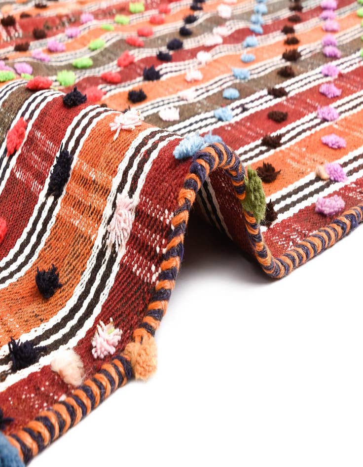 Detail image of  4' 10 x 7' Jajim Rug