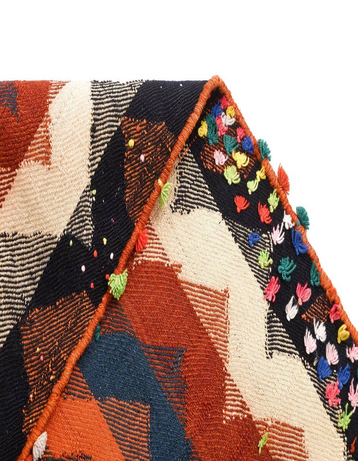 Detail image of  5' 8 x 7' 2 Jajim Rug