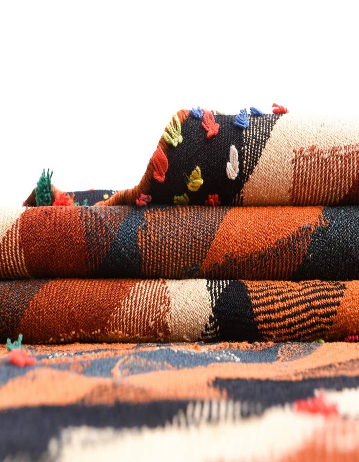 Detail image of  5' 8 x 7' 2 Jajim Rug