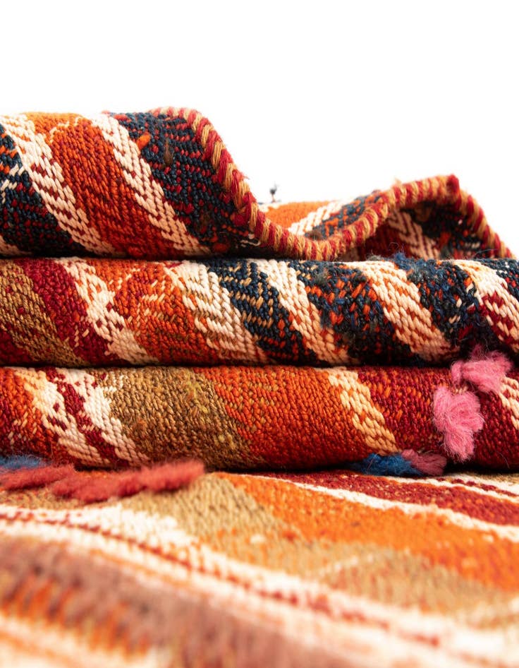 Detail image of  4' 7 x 6' 1 Jajim Wool Rug