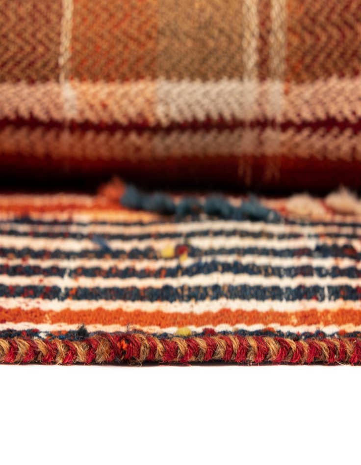 Detail image of  4' 7 x 6' 1 Jajim Wool Rug