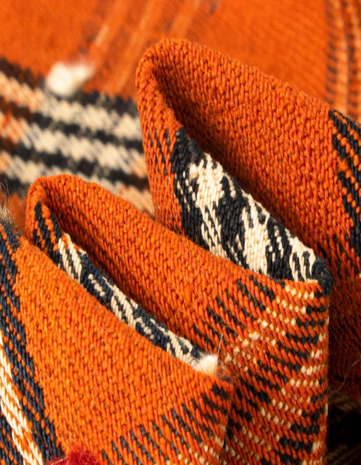 Detail image of  4' 3 x 6' 8 Jajim Wool Rug