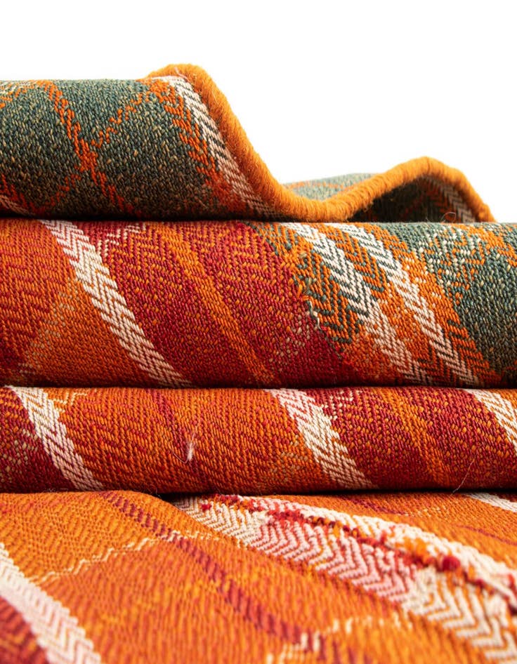 Detail image of  4' 6 x 6' 4 Jajim Wool Rug