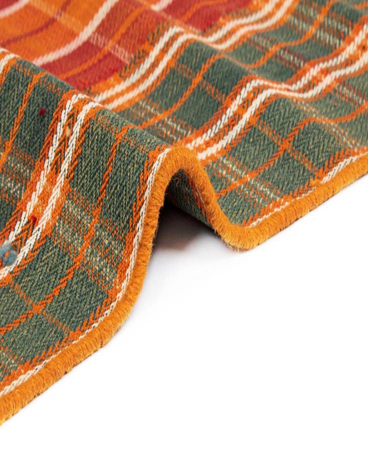 Detail image of  4' 6 x 6' 4 Jajim Wool Rug