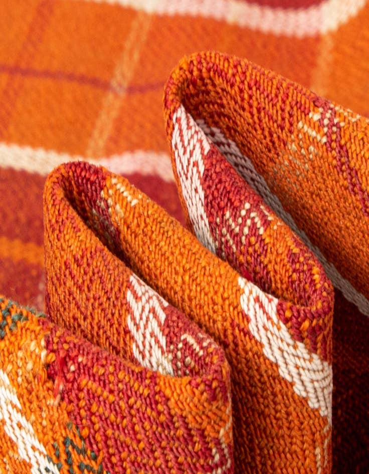 Detail image of  4' 6 x 6' 4 Jajim Wool Rug