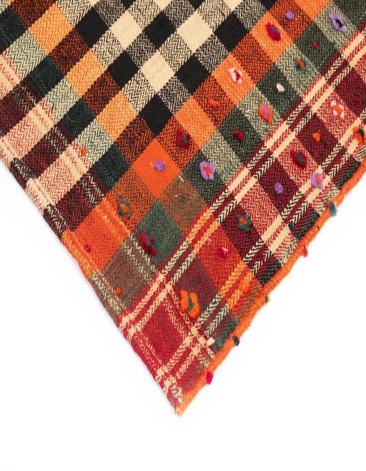 Detail image of  4' 11 x 7' Jajim Wool Rug