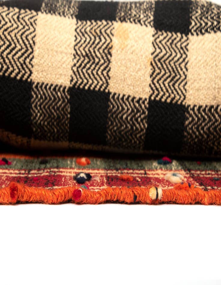 Detail image of  4' 11 x 7' Jajim Wool Rug