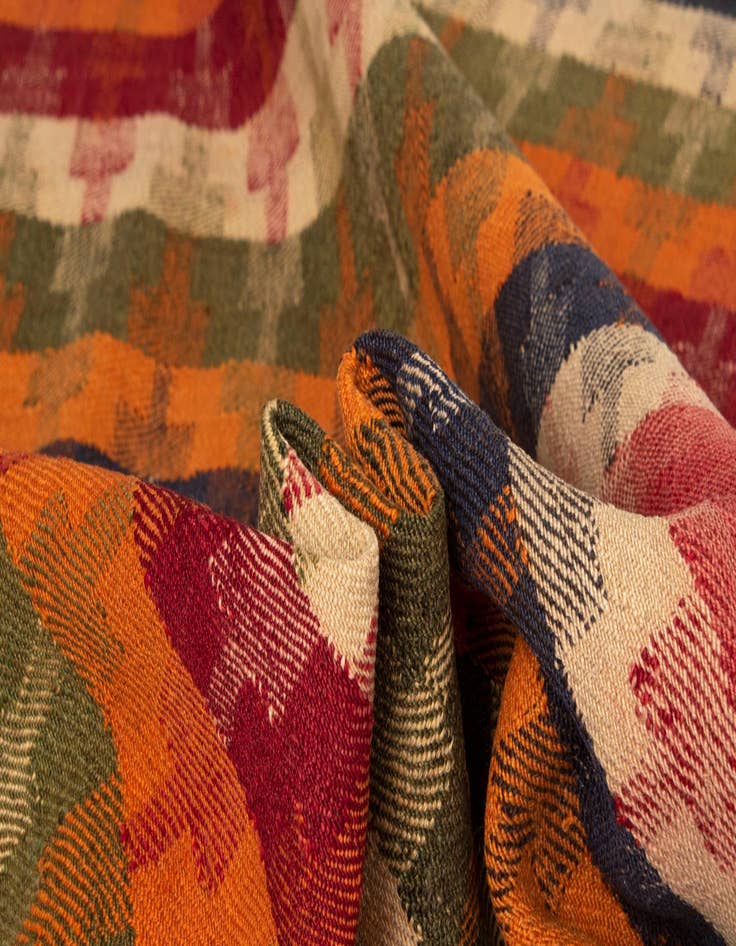 Detail image of  4' 11 x 6' 11 Jajim Wool Rug