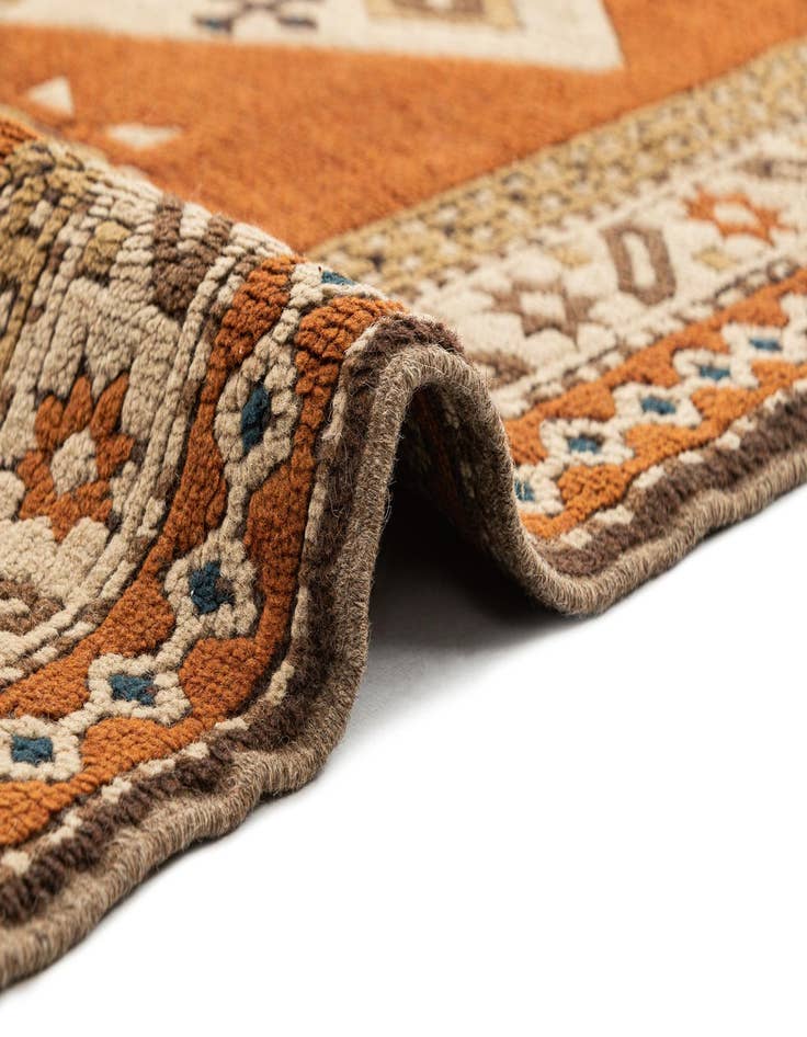 Detail image of  4' x 5' 3  Hand Knotted Kars Wool Rug