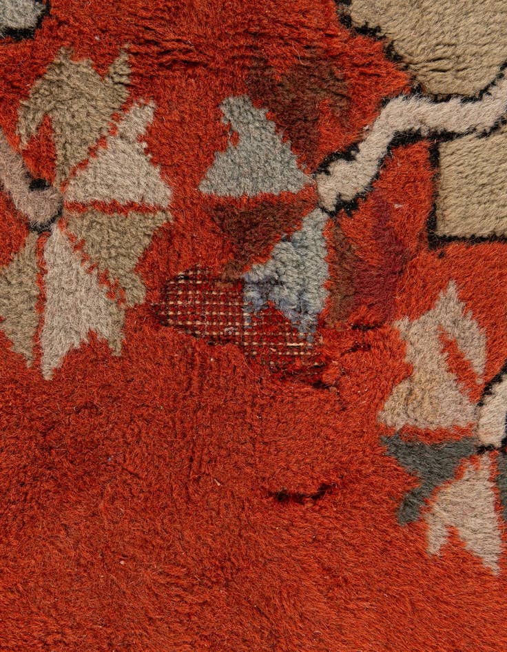 Detail image of  6' 6 x 9' 8  Hand Knotted Kars Wool Rug