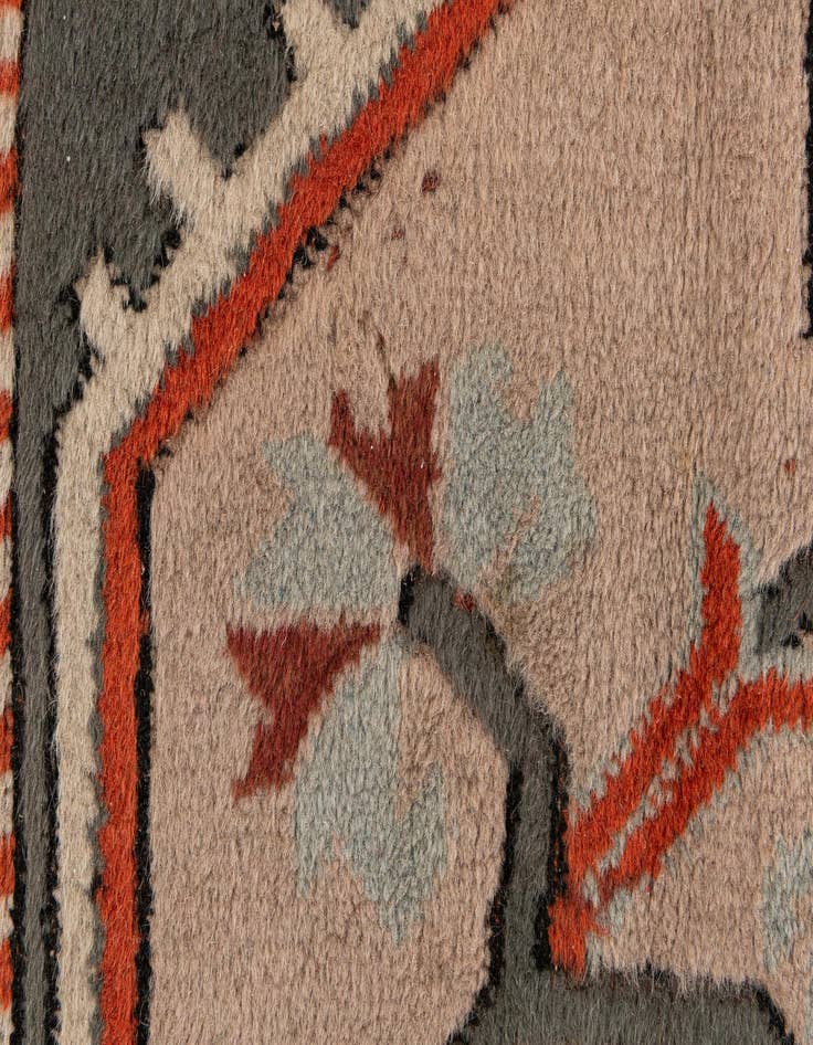 Detail image of  6' 6 x 9' 8  Hand Knotted Kars Wool Rug