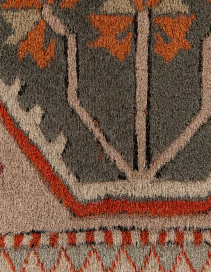 Detail image of  6' 6 x 9' 8  Hand Knotted Kars Wool Rug