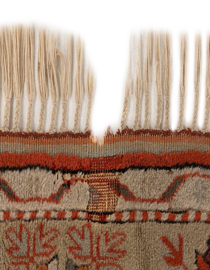 Detail image of  6' 6 x 9' 8  Hand Knotted Kars Wool Rug