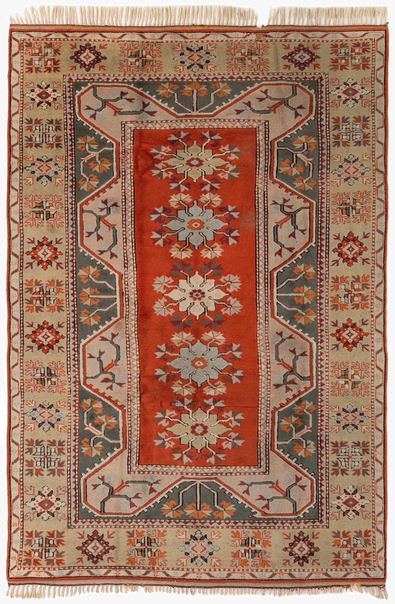  6' 6 x 9' 8  Hand Knotted Kars Wool Rug