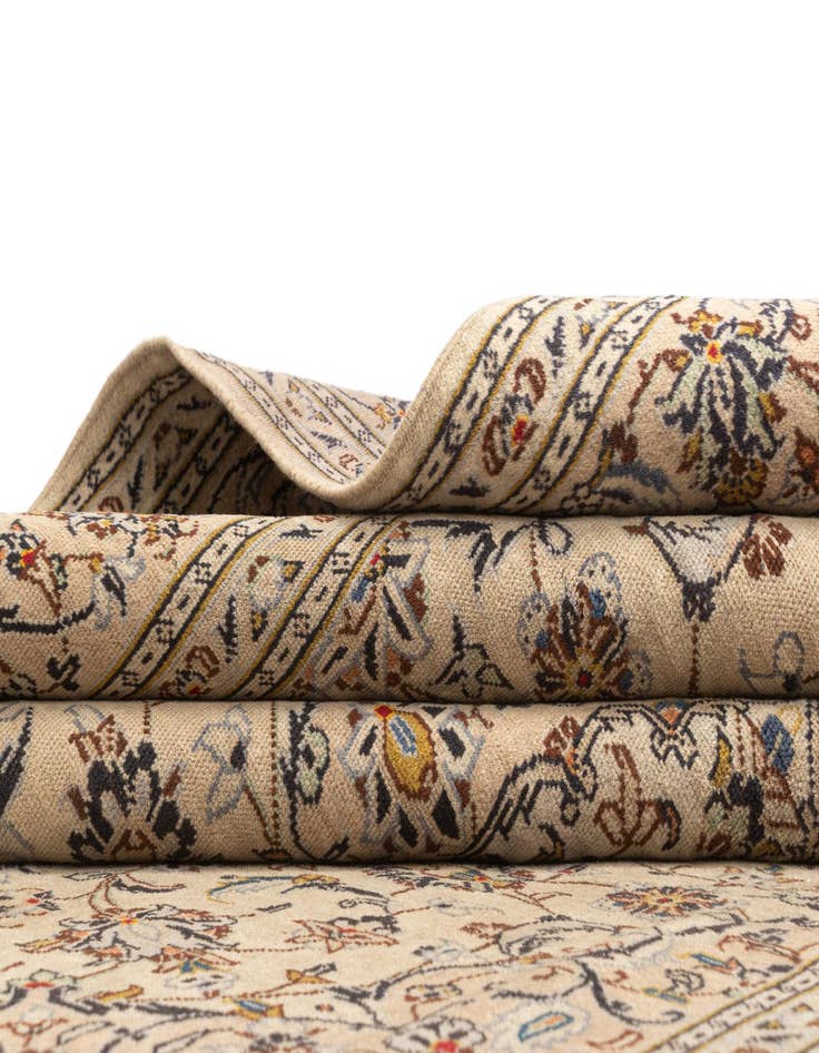 Detail image of  6' 6 x 9' 7 Kashan Wool Rug