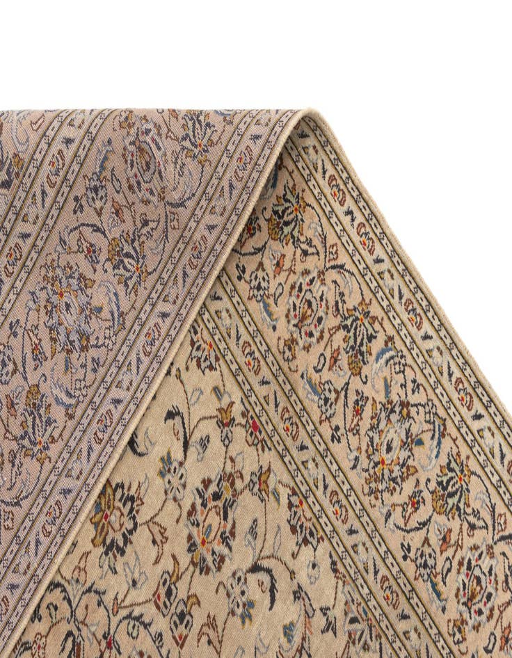 Detail image of  6' 6 x 9' 7 Kashan Wool Rug