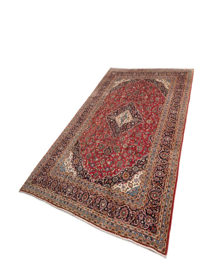 Detail image of  8' 4 x 11' 11 Kashan Wool Rug