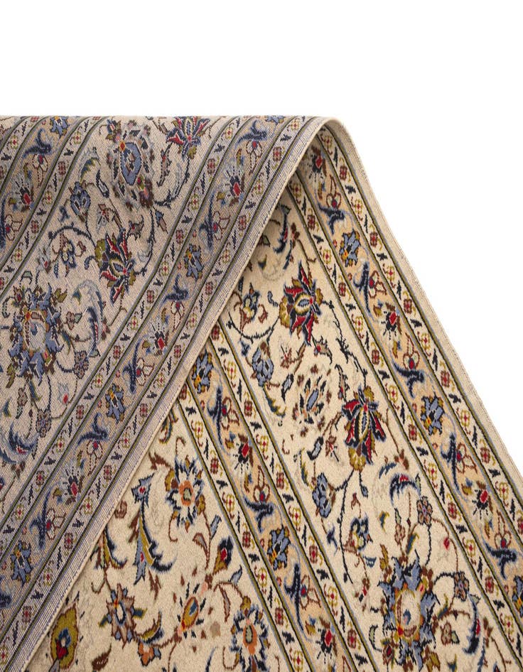 Detail image of  8' x 11' 6 Kashan Wool Rug