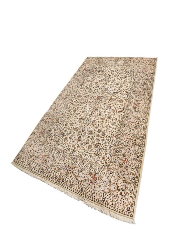 Detail image of  8' 8 x 12' Kashan Wool Rug