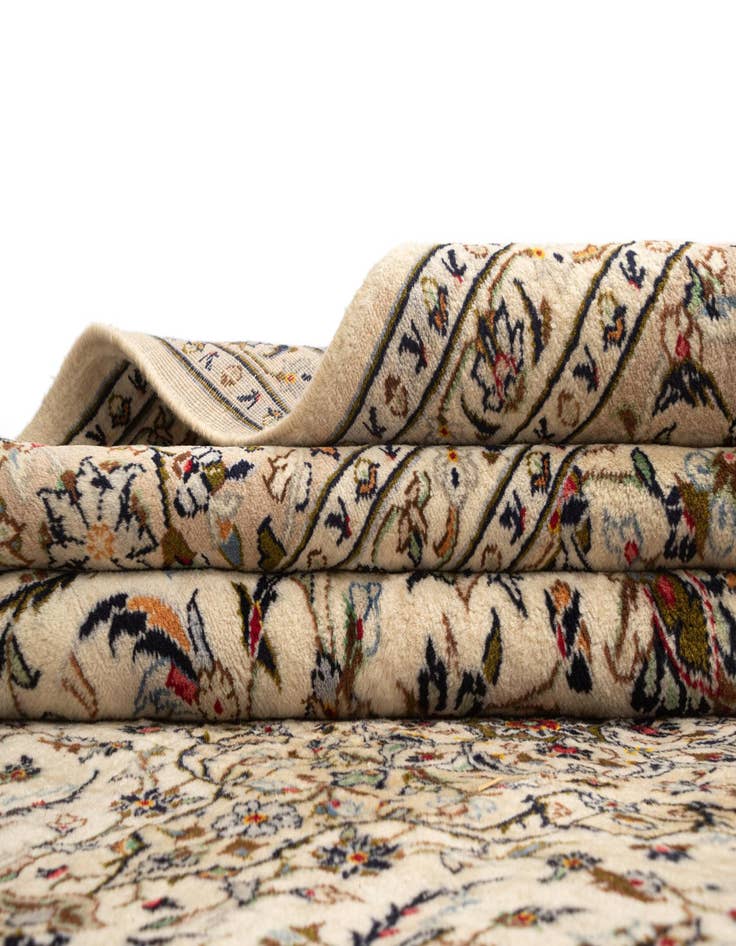 Detail image of  8' 8 x 12' Kashan Wool Rug