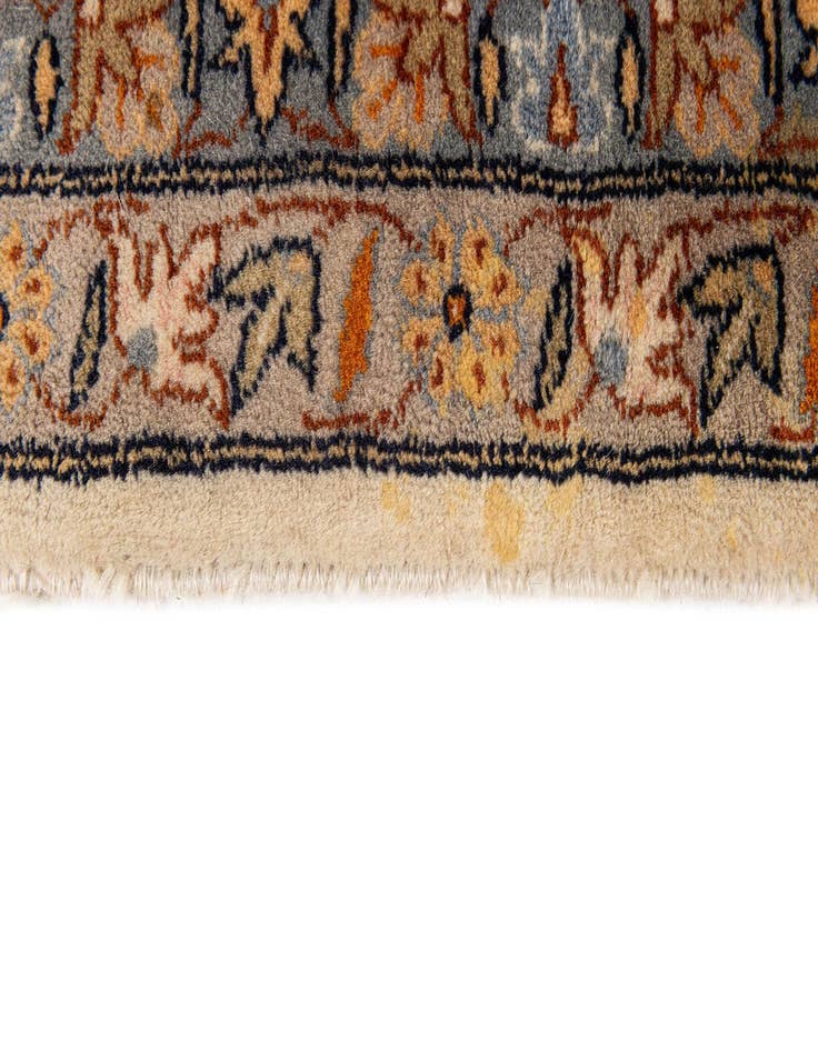 Detail image of  9' x 12' 5  Hand Knotted Kashan Oriental Wool Rug
