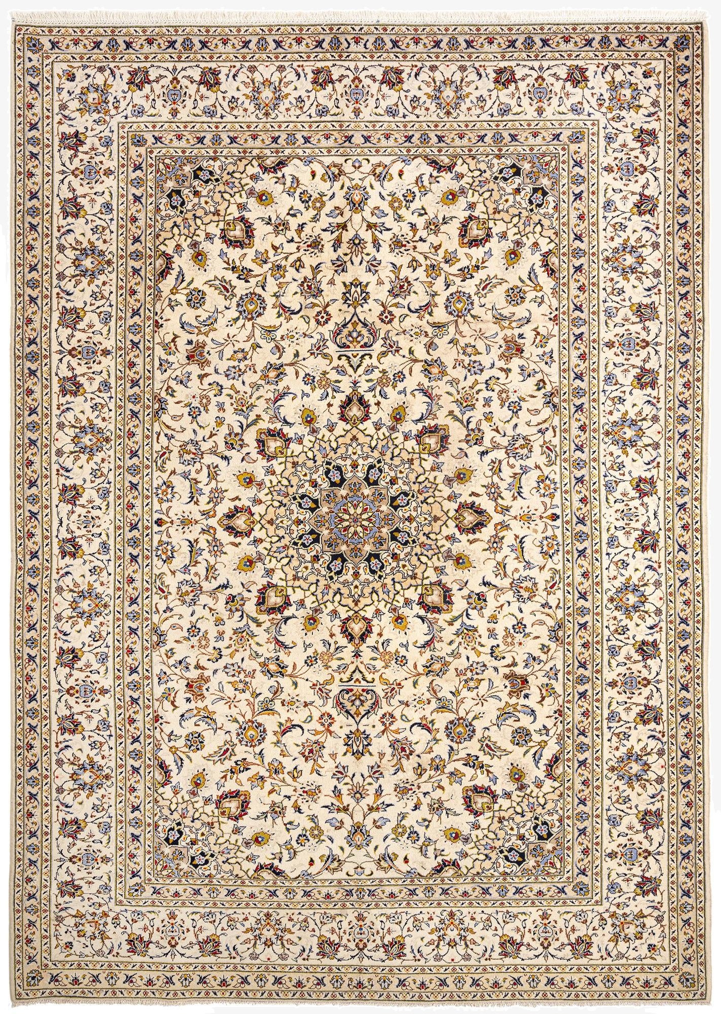  8' x 11' 6 Kashan Wool Rug