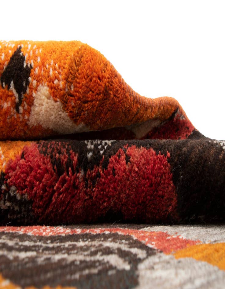 Detail image of  3' 1 x 4' 3 Kashkuli Wool Rug