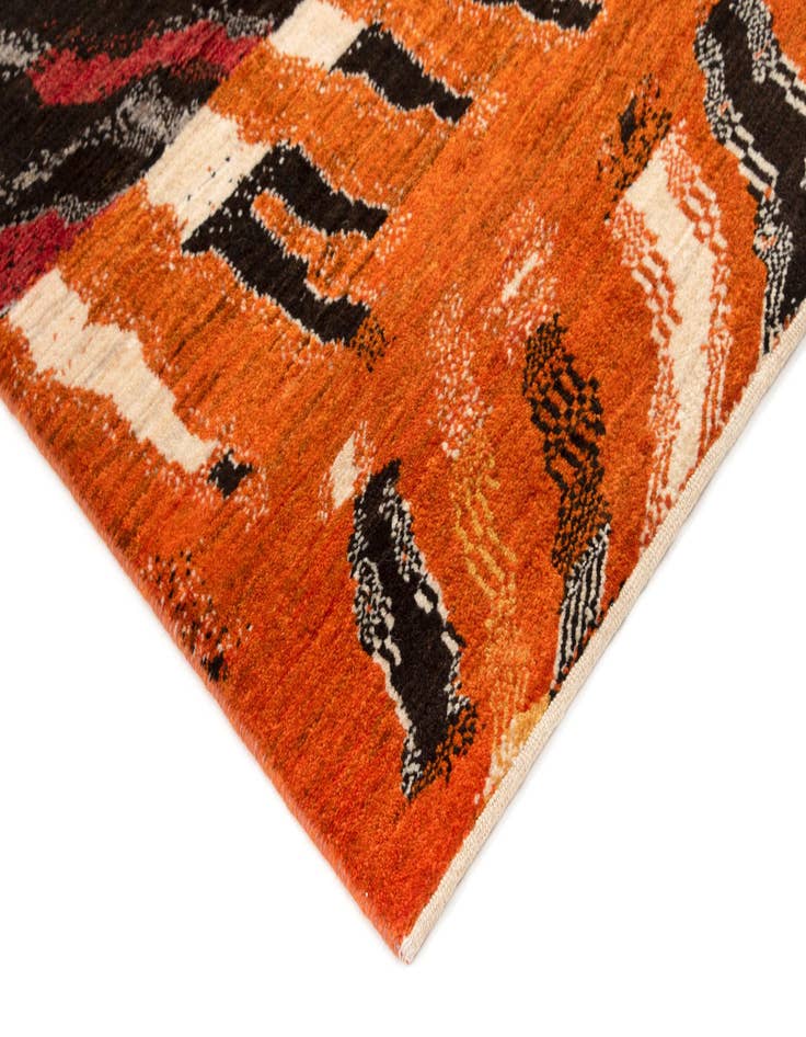 Detail image of  3' 1 x 4' 3 Kashkuli Wool Rug